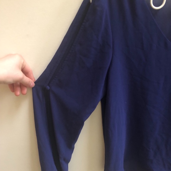 Anthropologie Lost April Chiffon Blouse - Picture 6 of 8